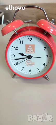 Немски будилник със звънец, снимка 3 - Антикварни и старинни предмети - 49188886