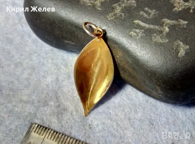 НЕЖЕН ЕМАЙЛИРАН ПОЗЛАТЕН АР НУВО СТИЛ ПЕНДАНТ МЕДАЛЬОН ФИНА ХУДОЖЕСТВЕНА ИЗРАБОТКА 56401, снимка 2 - Колиета, медальони, синджири - 48818745