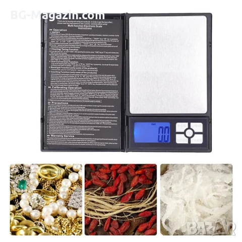 Професионална електронна кухненска везна кантар Notebook до 3кг за храна кафе кухня дигитален, снимка 3 - Везни - 50921427