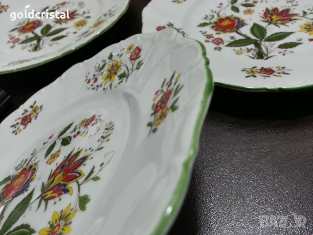 Стар немски порцелан чинии , снимка 5 - Антикварни и старинни предмети - 48698493