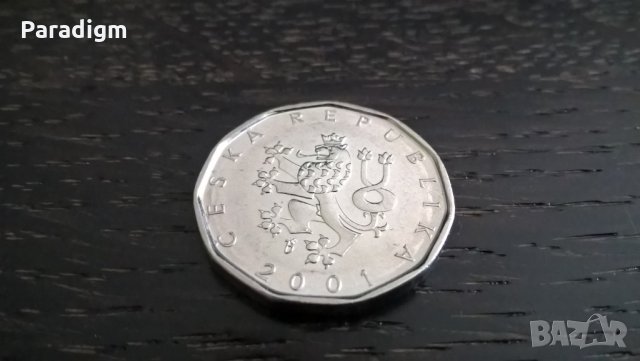 Монета - Чехия - 2 крони | 2001г., снимка 4 - Нумизматика и бонистика - 29336752