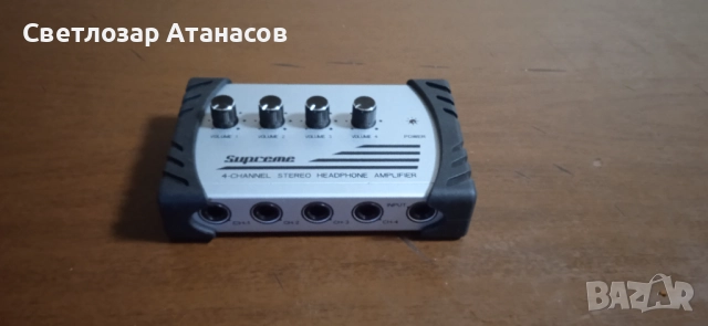 Supreme 4 канален предусилвател за слушалки, снимка 4 - Ресийвъри, усилватели, смесителни пултове - 52829825