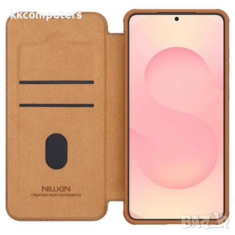 Samsung Galaxy S25 Edge Nillkin Кожен Калъф и Протектор, снимка 7 - Калъфи, кейсове - 50614903