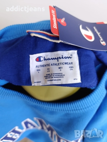 Мъжка блуза Champion размер L, снимка 6 - Блузи с дълъг ръкав и пуловери - 51518992
