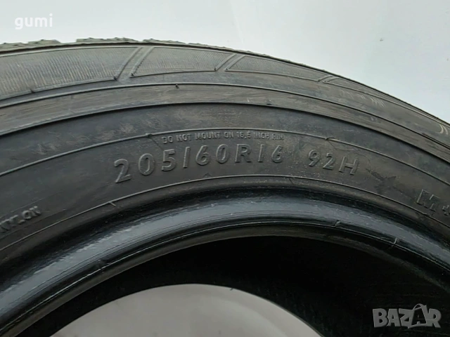 4бр зимни гуми 205/60/16 DUNLOP L05250 , снимка 6 - Гуми и джанти - 53938053