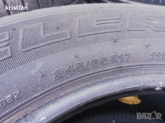 bridgestone 245/65/17 2бр 120лв , снимка 2 - Гуми и джанти - 42608637