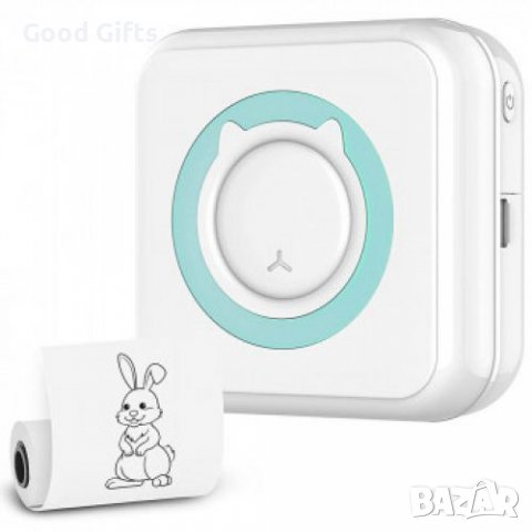 Преносим фотопринтер + 1 ролка термична хартия, снимка 5 - Друга електроника - 38103088