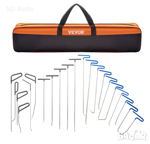 VEVOR PDR Комплект Лостове за ремонт на вдлъбнатини без кит и боя - 21 части, снимка 2 - Аксесоари и консумативи - 49553232