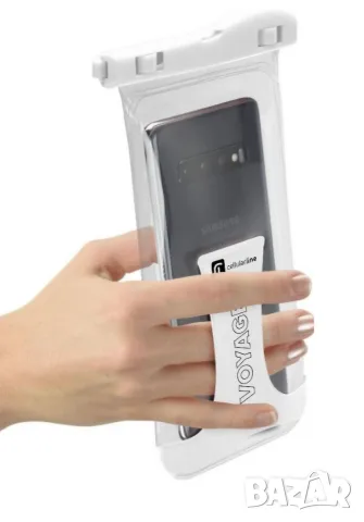 Утиверсален водоустойчив калъф за телефон Cellularline Voyager 6.3'' , снимка 2 - Калъфи, кейсове - 55846292