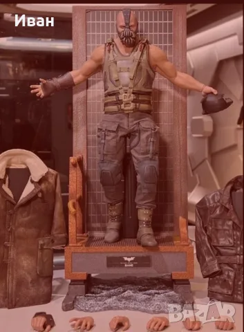 Хот Тойс шедьовър нов и запечатан/ Hot Toys MMS689 THE DARK KNIGHT TRILOGY 1/6 BANE , снимка 2 - Колекции - 55973383