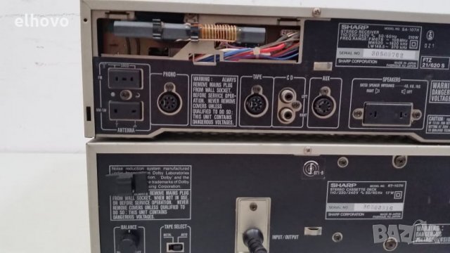 Ресивър Sharp SA-107H, Дек Sharp RT-107H, снимка 7 - Ресийвъри, усилватели, смесителни пултове - 30335609