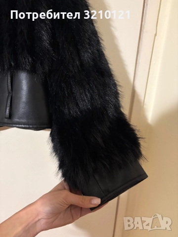 Дамско зимно кожено яке. , снимка 9 - Якета - 52629994