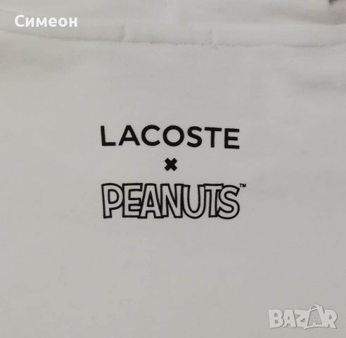 Lacoste x Peanuts Sweatshirt оригинално горнище S памучен суичър, снимка 6 - Суичъри - 38909171