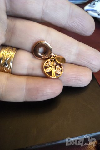 Сребърни талисмани  пандора с розова позлата намалени , снимка 6 - Гривни - 34911996