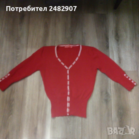 Къса дамска блуза/жилетка , снимка 2 - Блузи с дълъг ръкав и пуловери - 51701705