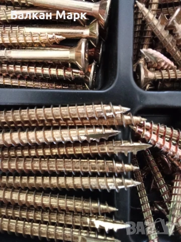 Метален Органайзер с комплект винтове за дърво Rocket Bois & Agglo – 1000 бр. – с връх тип 17, снимка 8 - Железария - 50819036