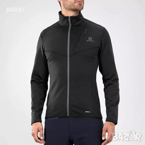 SALOMON DISCOVERY FZ AdvancedSkin Softshell Мъжко Горнище Полар Яке S-M