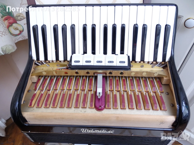 Акордеон Велтмайстер 60 баса, снимка 18 - Акордеони - 52912540
