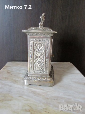  Старинен настолен часовник, снимка 6 - Антикварни и старинни предмети - 40713446