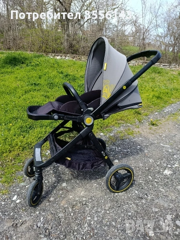 Бебешка количка Chipolino Елит Асфалт , снимка 8 - Детски колички - 54203127