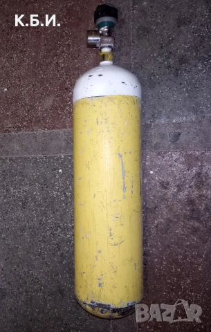 Продавам желязни бутилкаи 2 броя - 6L - 300 BAR - АТМОСФЕРИ работно налягане, снимка 2 - Газово оръжие - 54068828