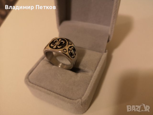 Пръстен от стомана UGOMAN, снимка 2 - Пръстени - 37054951