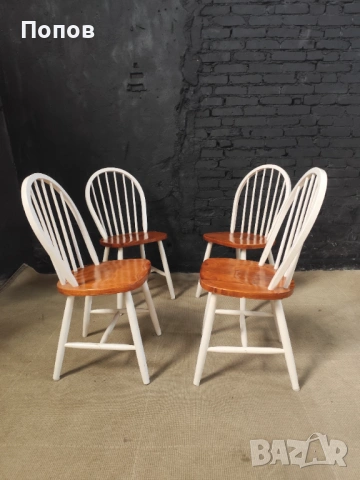 столове Windsor от Роуд Айлънд в бяло, снимка 7 - Столове - 53343636