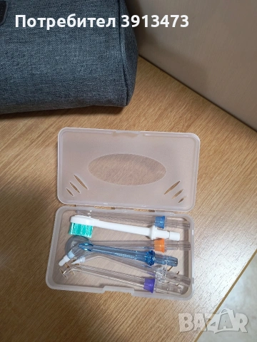 Чисто нов зъбен душ H20floss HF-6, 5 дюзи, 5 степени на налягане, Резервоар 300 мл, снимка 2 - Други стоки за дома - 53906500