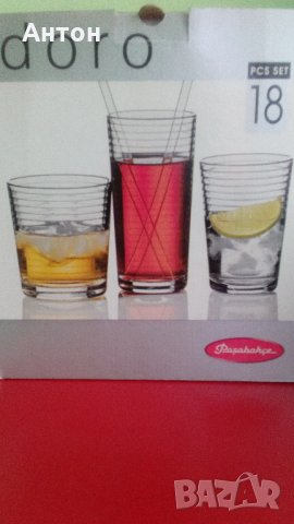 Комплект нови чаши - 18бр., снимка 2 - Чаши - 33943668