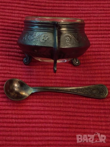 Индивидуални прибори, съдове за хайвер СССР. , снимка 4 - Антикварни и старинни предмети - 50658634