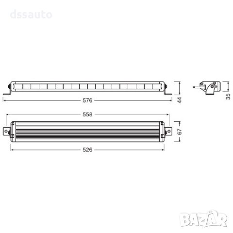 LED бар OSRAM LEDriving LIGHTBAR VX500-SP 12/24V 28000lm 6000K, снимка 4 - Аксесоари и консумативи - 52438221