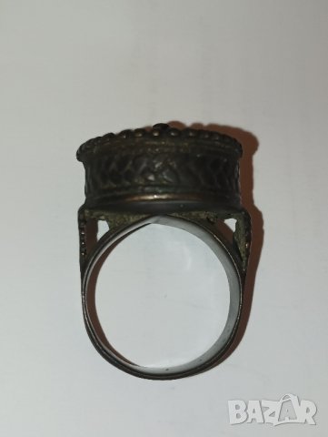 Стар възрожденски, болярски пръстен 19 век. , снимка 10 - Антикварни и старинни предмети - 44355253
