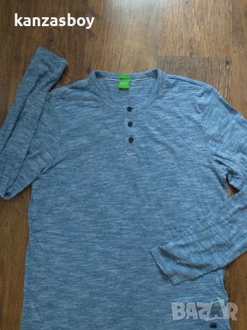 hugo boss green c-veneto - страхотна мъжка блуза КАТО НОВА, снимка 3 - Блузи - 47295769