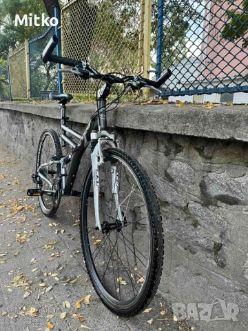 28 цола алуминиев велосипед с 21 скорости усилени капли амортисьори предни и задни като нов , снимка 4 - Велосипеди - 52166345