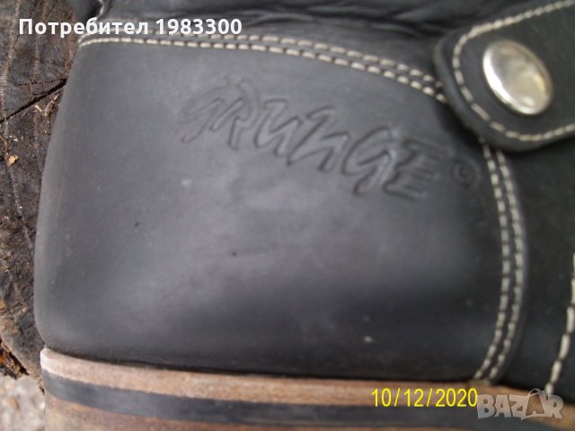 рокерски ботуши марка Гръндж , номер 37 / 38, снимка 3 - Дамски ботуши - 31141606