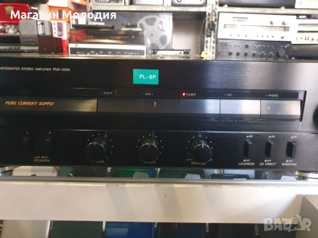 Усилвател Denon PMA-320A Две по 90 вата на 4 ома. В отлично техническо и визуално състояние., снимка 4 - Ресийвъри, усилватели, смесителни пултове - 35656676