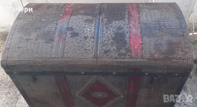 Старинна ракла (сандък за чеиз), снимка 2 - Антикварни и старинни предмети - 52788353