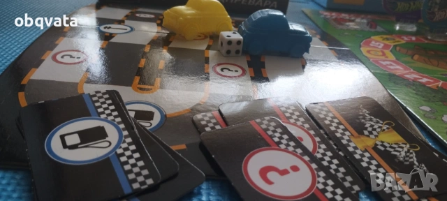ЛОТ две детски настолни игри: hot wheels + голямата надпревара, снимка 3 - Образователни игри - 54337004