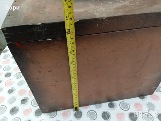 Стар дървен куфар/сандък, снимка 9 - Куфари с инструменти - 39490198