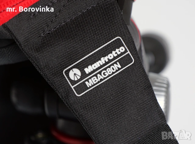 Статив Manfrotto MT055XPro3 с глава MHXPro-3W и чанта MBag80N, снимка 10 - Чанти, стативи, аксесоари - 54310715