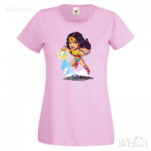 Дамска тениска DC Wonder Star Wars Игра,Изненада,Подарък,Геймър, , снимка 11 - Тениски - 36788645