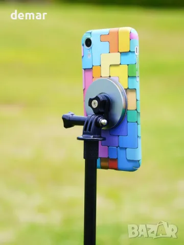 Монопод за голф, запис на голф суинг с магнитен държач за телефон, регулируем статив с шип, снимка 6 - Голф - 49991324