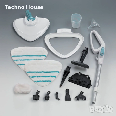 Парочистачка 10в1 AYCO SMA-1010, 1500W, 400 мл, 10 аксесоара, Бял/син