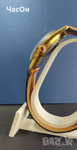 Много запазен MEISTER ANKER, 17 рубина, 15 микрона позлата, снимка 2 - Антикварни и старинни предмети - 53008303