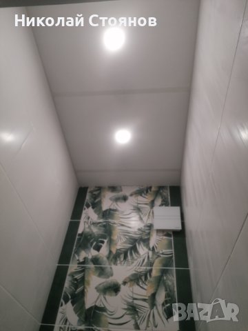Окачен таван за баня минералфазерни пана 95% влагоустойчивост, снимка 10 - Ремонти на баня - 44418582