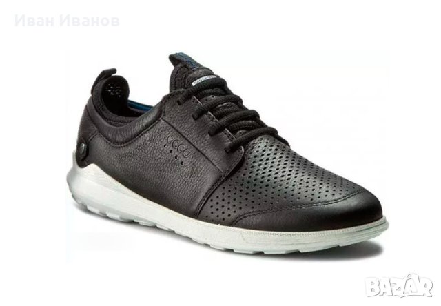 Кожени  обувки  Ecco Leather Transit Tie  номер 44, снимка 4 - Ежедневни обувки - 42238427