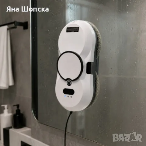 Робот за почистване на прозорци 2800Pa – автоматично пръскане, дистанционно, снимка 3 - Смарт домашни устройства (Smart Home) - 55792028