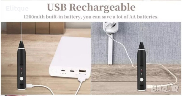 3-скоростен USB електрически пенообразувател, снимка 11 - Друга електроника - 52799885