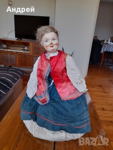 Стара кукла за Самовар #4, снимка 1 - Антикварни и старинни предмети - 37238963