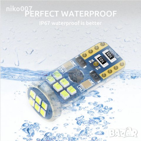 супер мощни W5W T10 led крушка-габарит-интериор-дневни светлини , снимка 7 - Аксесоари и консумативи - 31803581